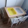 IKEA kids flisat table inc 3 chairs 2 containers Image 2