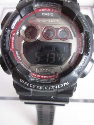 Vintage Casio Mens Black G SHOCK GD 120TS 3427 Digital Watch