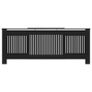 MDF Radiator Cover Black 205 cm Image 3