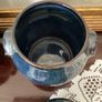 Vintage BHS Brecon Blue Storage Jars Lidded Stoneware Pots Pair Image 3