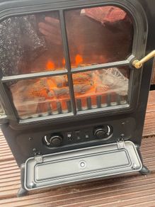 electric stove fire