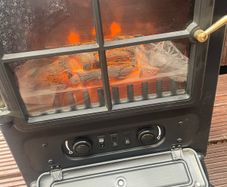 electric stove fire