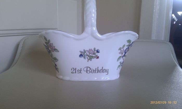 Royal Tara "Galway" Basket / 21st Birthday