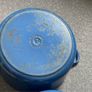 Le Creuset Cast Iron Casserole Dish Dutch Oven with Lid 24 Blue Enamel Image 5