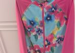 Girls 9-11 Uv Protection Zip Up