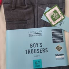 School trousers (grey) 6-7 years old - New/ Unused