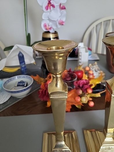 Candle stick holders brass