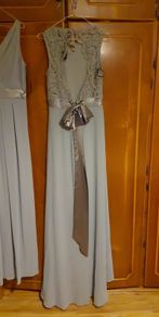 bridesmaids dresses Blue Grey