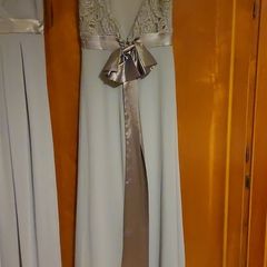bridesmaids dresses Blue Grey