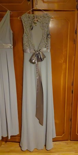 bridesmaids dresses Blue Grey