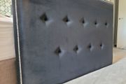 Black kingsize headboard