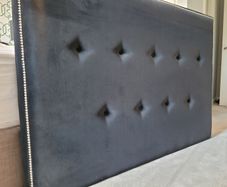 Black kingsize headboard