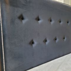 Black kingsize headboard