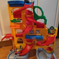 Slide  with cars