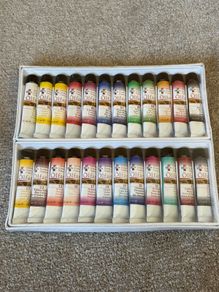 Brand New 24 Oil Colour Tubes 12ml