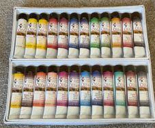 Brand New 24 Oil Colour Tubes 12ml