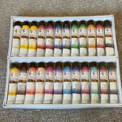 Brand New 24 Oil Colour Tubes 12ml