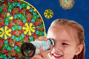 2 Pcs Magic Kaleidoscope Stretchable Long Old World Kaleidoscope Classic Toys for Boys and Girls Gifts Children Toys