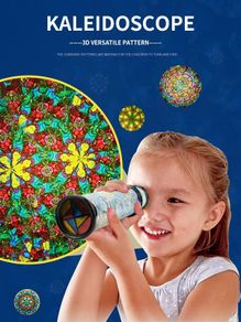 2 Pcs Magic Kaleidoscope Stretchable Long Old World Kaleidoscope Classic Toys for Boys and Girls Gifts Children Toys