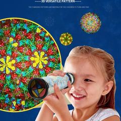2 Pcs Magic Kaleidoscope Stretchable Long Old World Kaleidoscope Classic Toys for Boys and Girls Gifts Children Toys