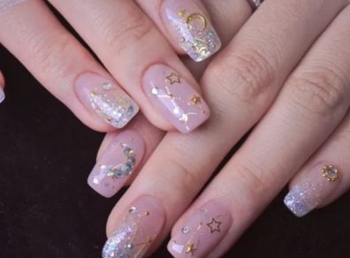 Gold 3D Metal Rivet Nail Art Decoration