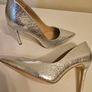Guess Stiletto high heel shoes sparkly silver FL6BN2LEL08-SIL  New & boxed RRP 125 euro size UK 3.5 and UK 6 Image 2