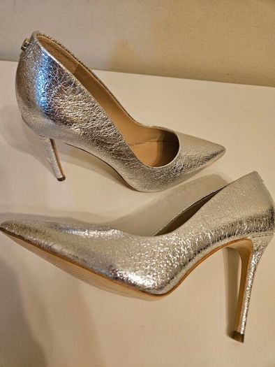 Guess Stiletto high heel shoes sparkly silver FL6BN2LEL08-SIL  New & boxed RRP 125 euro size UK 3.5 and UK 6