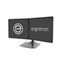 Ergotron DS100 Dual Monitor Desk Stand | Horizontal | Up to 24" Monitors Image 3