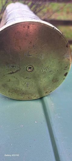 old 1915 brass shell
