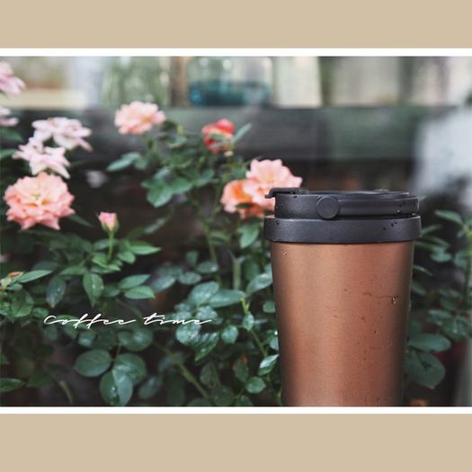 Fashion Travel Double Wall Food Grade Stainless Steel Coffee Mug Vacuum Insulation