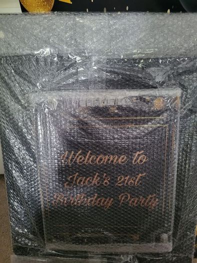 Birthday sign