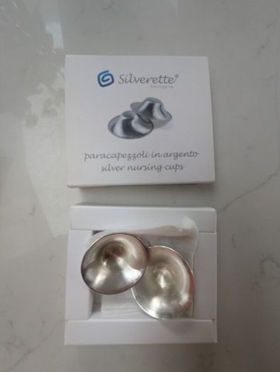 Silverette Silver Nursing Cups
