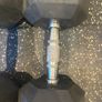 Dumbbells Rubber Hex 15kg Pair Image 6
