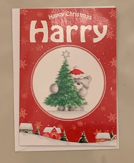 Christmas Card Harry