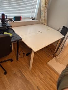 large desk ikea double mittzon