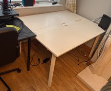 large desk ikea double mittzon