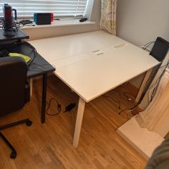 large desk ikea double mittzon