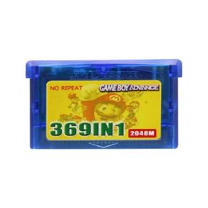 361 Game Boy Advance 32 Bit Video Game Pokemon Mario Donkey Kong Super Contra Tetris Kirby Strett Fighter Fifa Console Card Series GBA Game Cartridge 12 IN 1 369 IN 369 In 1 EG EN All in one Combo Card For GBA SP DS