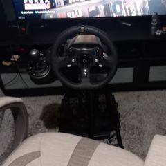 Turtle Beach VelocityOne Racing Wheel and Simulation Stand.