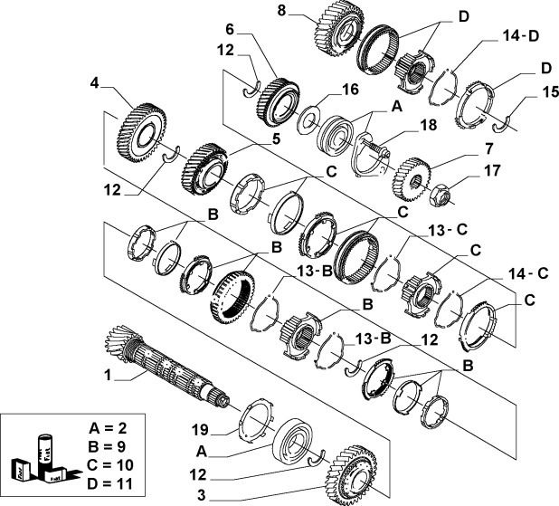 Gearbox Bearing (Fiat Ducato)