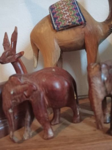 vintage besmo wood animals