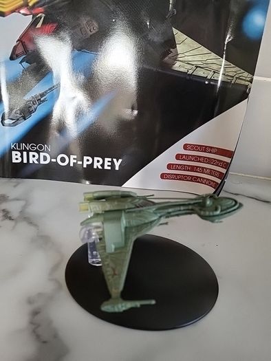 star trek eaglemoss klingon bird of prey