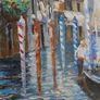 Canal grand venice oil on canvas 35" x 23" Image 5