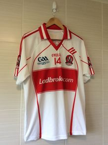 Derry Jersey. Official Player Issue Oneills Mens Home Jersey From 2009. Original From The Time. Not A Modern Day Remake.