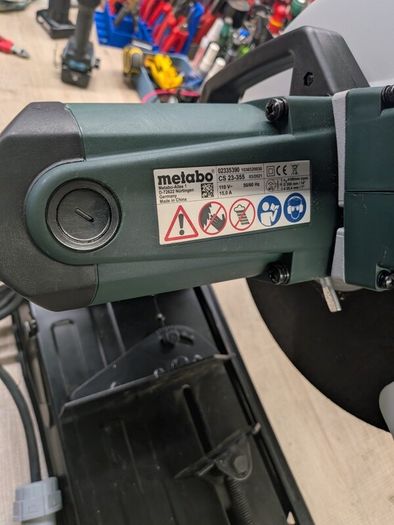 Metabo metal cut off saw