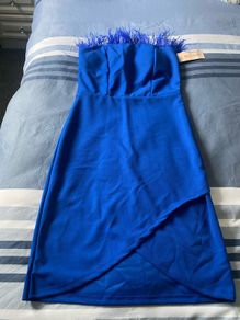 Size 8 blue bodycon dress
