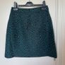 Oasis Animal Print A-Line Skirt - Teal & Black - UK 6 / EUR 32 Image 4