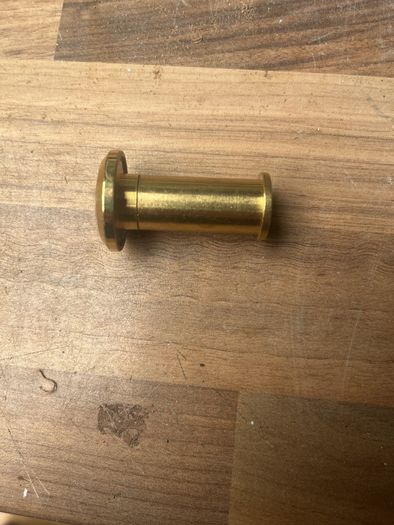 Brass peephole