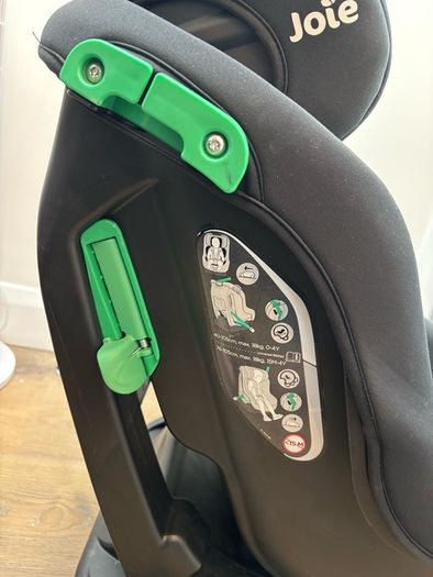 Joie steadi R129 Car Seat - Birth to 4 years - Rear and forward facing.