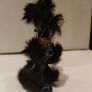 Norleans Vintage Ceramic Poodle with Fur Japan Vintage Image 4